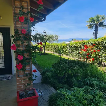 Ausblick Gardasee - Mit Seeblick, Infinity Pool, Garten Und Garage 아파트