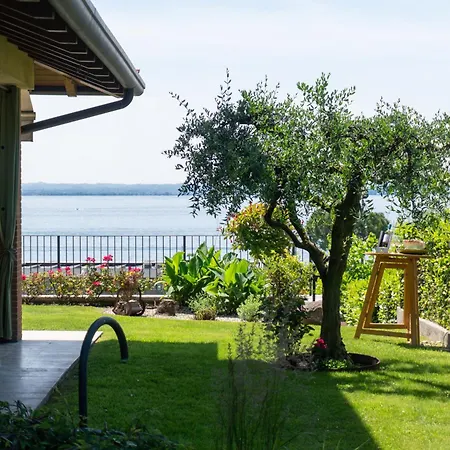 Ausblick Gardasee - Mit Seeblick, Infinity Pool, Garten Und Garage * 라찌제