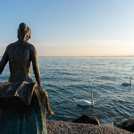 Ausblick Gardasee - Mit Seeblick, Infinity Pool, Garten Und Garage 라찌제