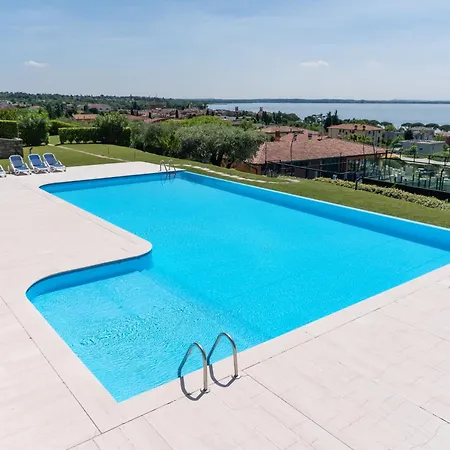 Ausblick Gardasee - Mit Seeblick, Infinity Pool, Garten Und Garage * Lazise
