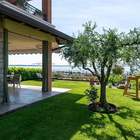 Apartment Ausblick Gardasee - Mit Seeblick, Infinity Pool, Garten Und Garage Lazise