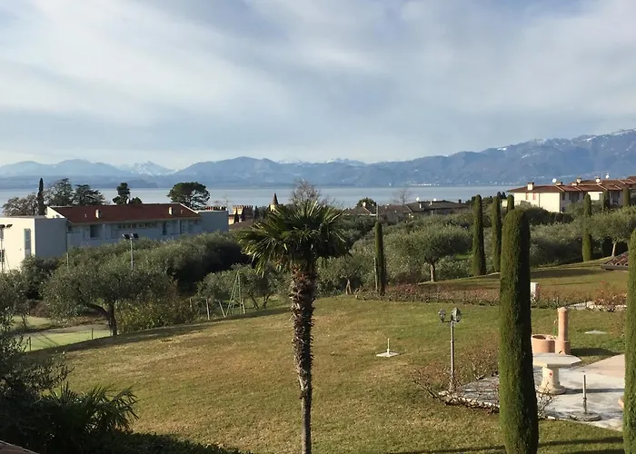 Ausblick Gardasee - Mit Seeblick, Infinity Pool, Garten Und Garage 아파트