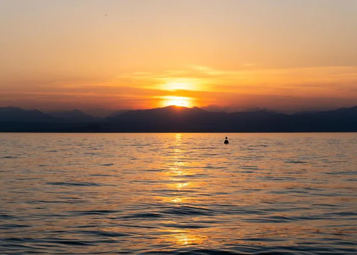 Ausblick Gardasee - Mit Seeblick, Infinity Pool, Garten Und Garage * 라찌제
