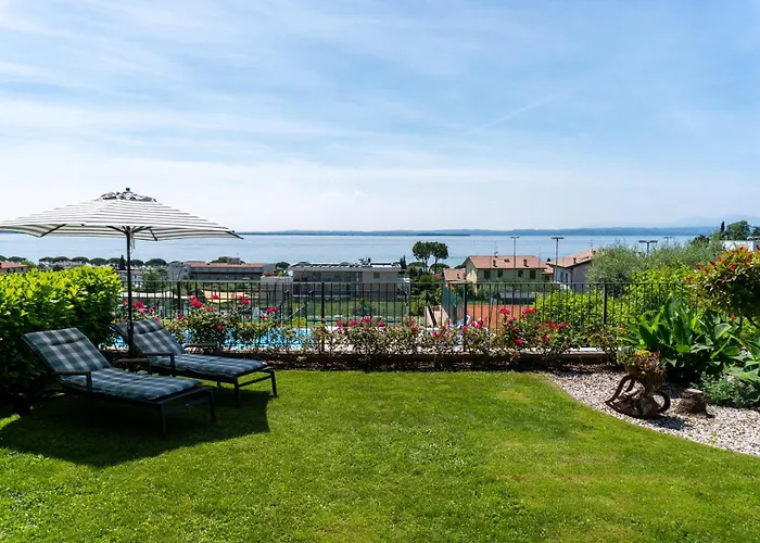 Ausblick Gardasee - Mit Seeblick, Infinity Pool, Garten Und Garage *