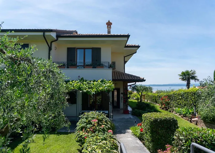Ausblick Gardasee - Mit Seeblick, Infinity Pool, Garten Und Garage * 라찌제
