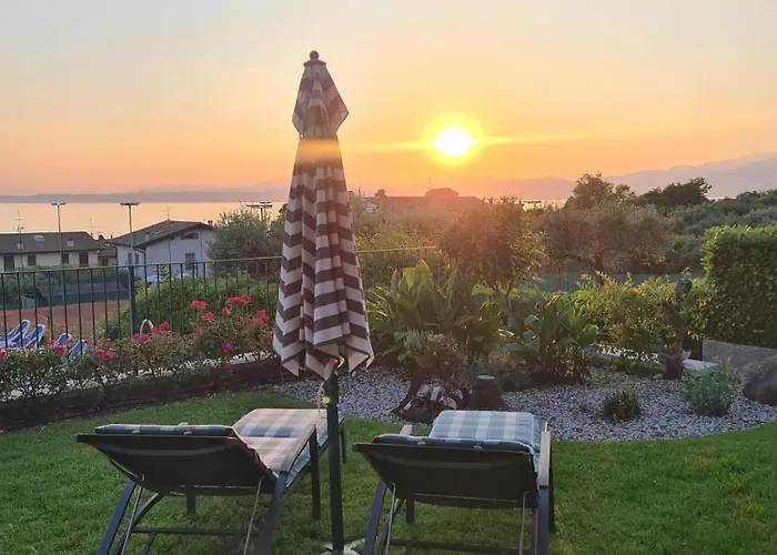 Ausblick Gardasee - Mit Seeblick, Infinity Pool, Garten Und Garage